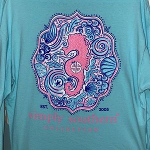 Simply southern long sleeve tee size large